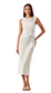Martina Sweater Dress- White Champagne