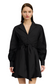 Benedetta Shirt Dress- Black