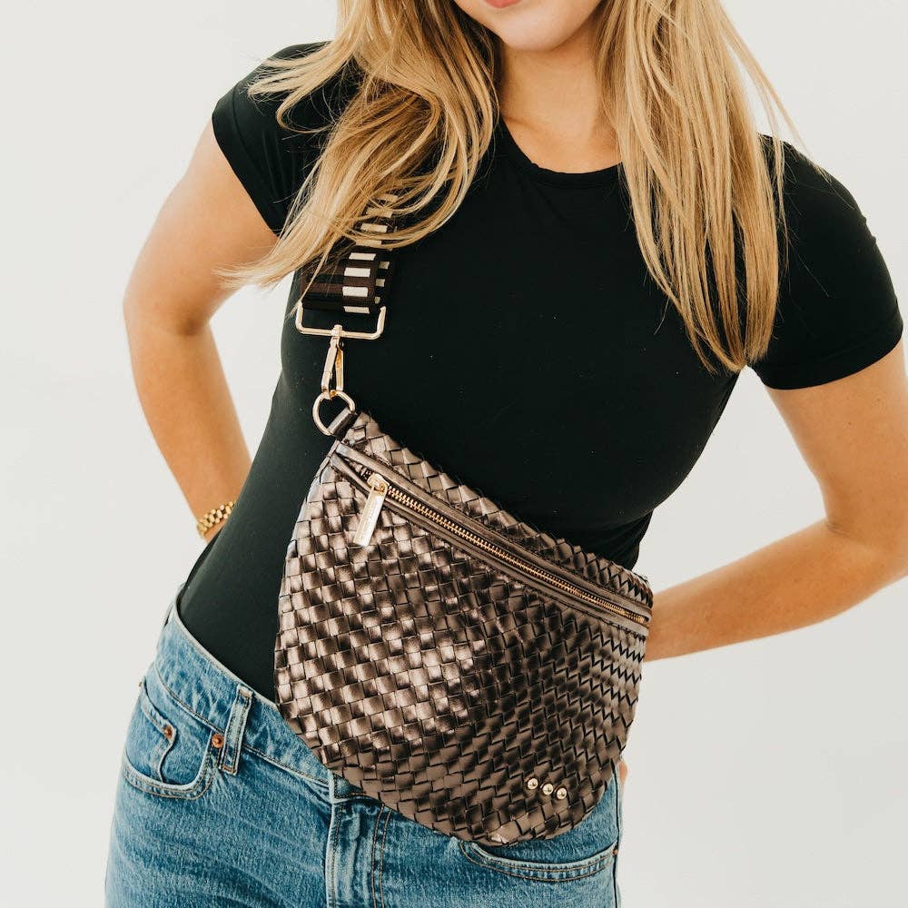 Westlyn Woven Bum Bag - Emerald