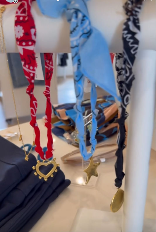 Bandana & Pendant Necklace