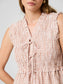 Rhodes Pop Gingham Top- Almond