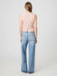 Rhodes Pop Gingham Top- Almond