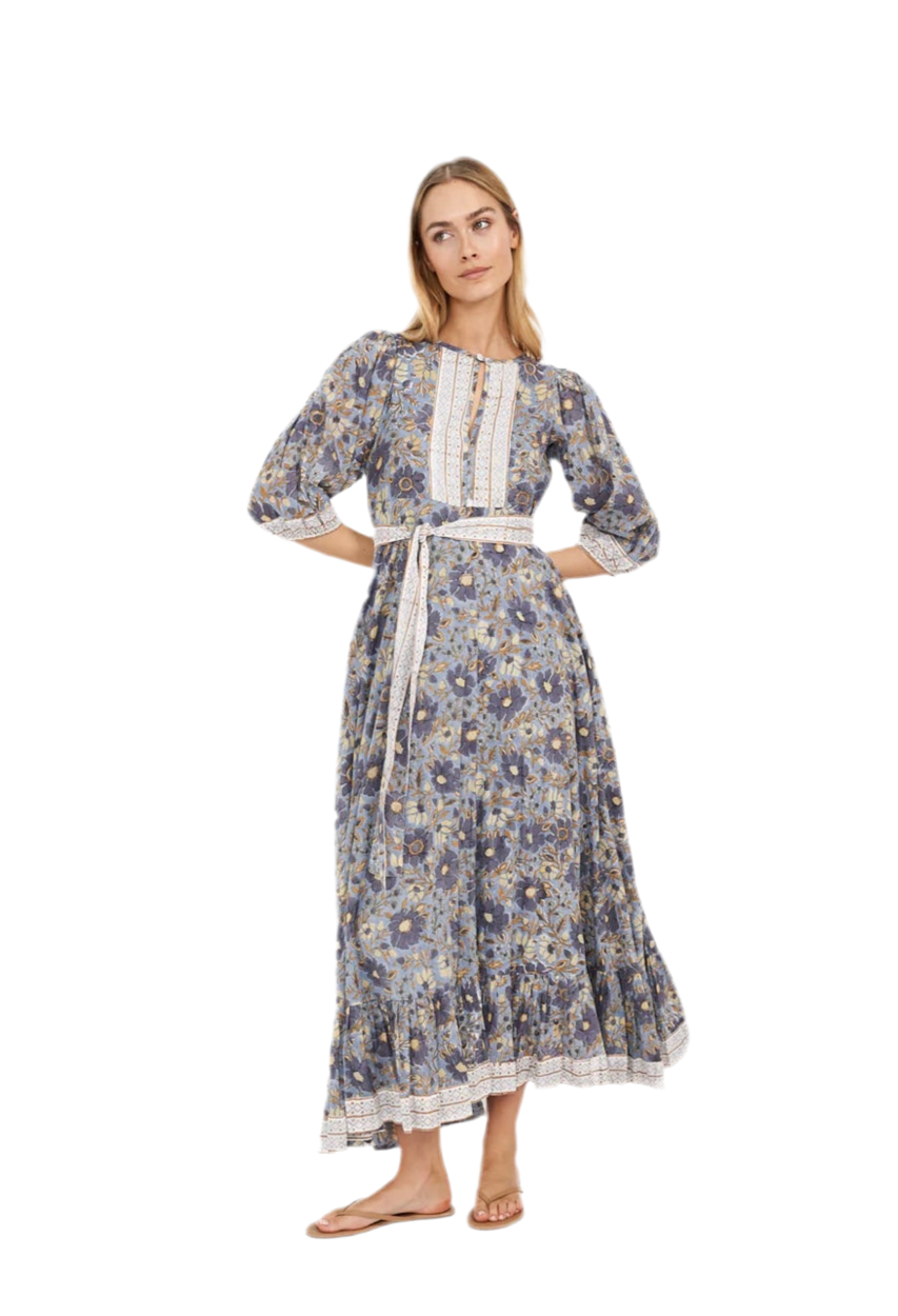 House Dress- Blue Indigo