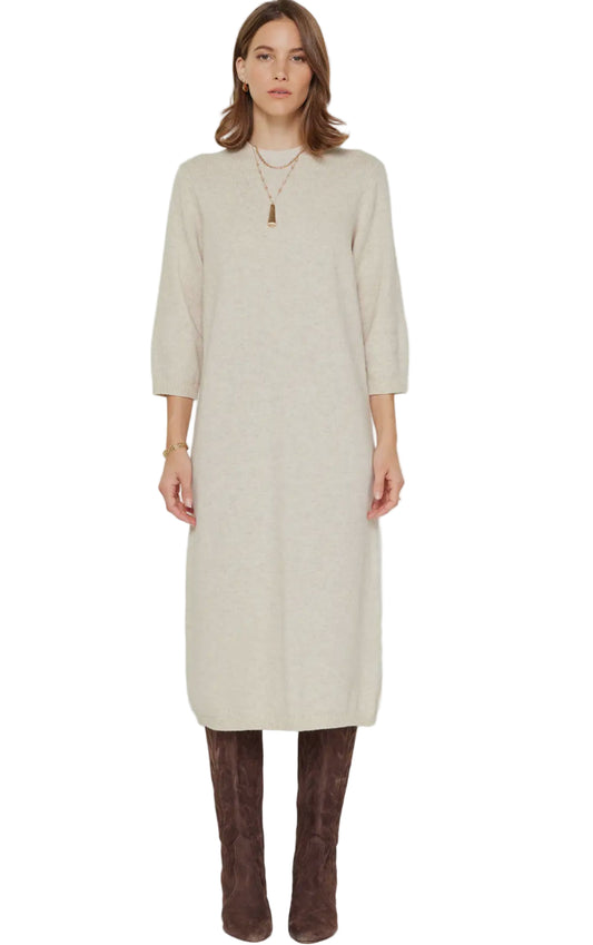 Relaxed Merino Midi Dress