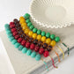 Bella Beaded Necklace : Red