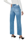 Lexi Mid Rise Bowed Straight- Confetti Vintage