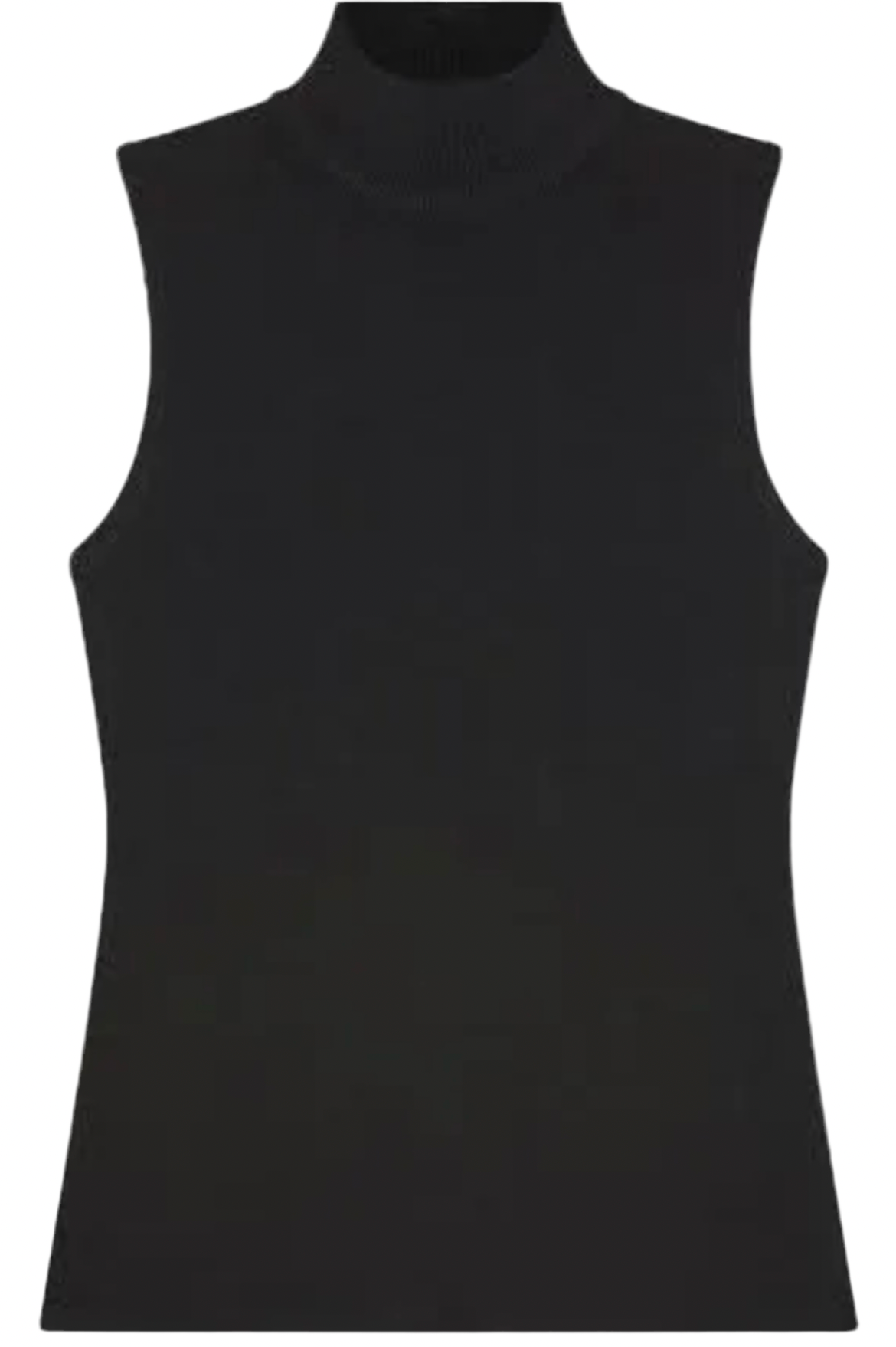 Mockneck Tank-Black