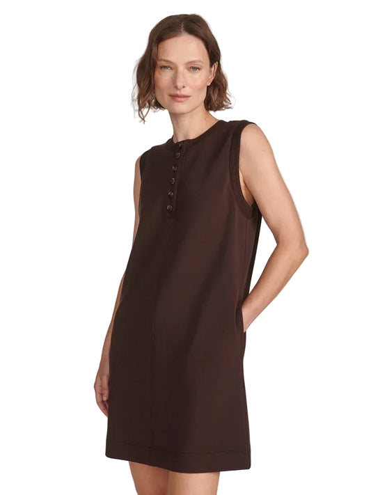 Elba Mini Tank Dress- Coffee Bean