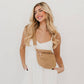Rachel Raffia Westlyn Bum Bag: Cream