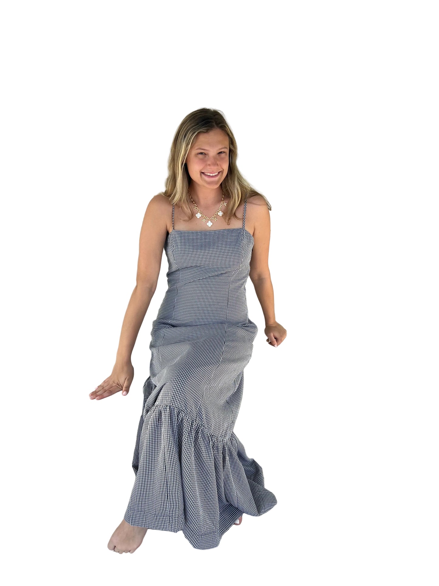 Tank Maxi Dress with Drop Hem