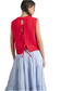 Sleeveless Knit Top with Tie back