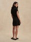 Avaya Half Zip Dress- Black