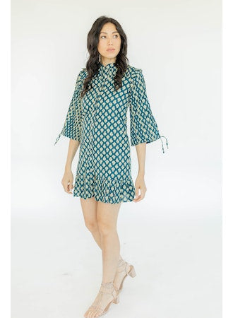 Shiloh Mini Dress- Elderberry