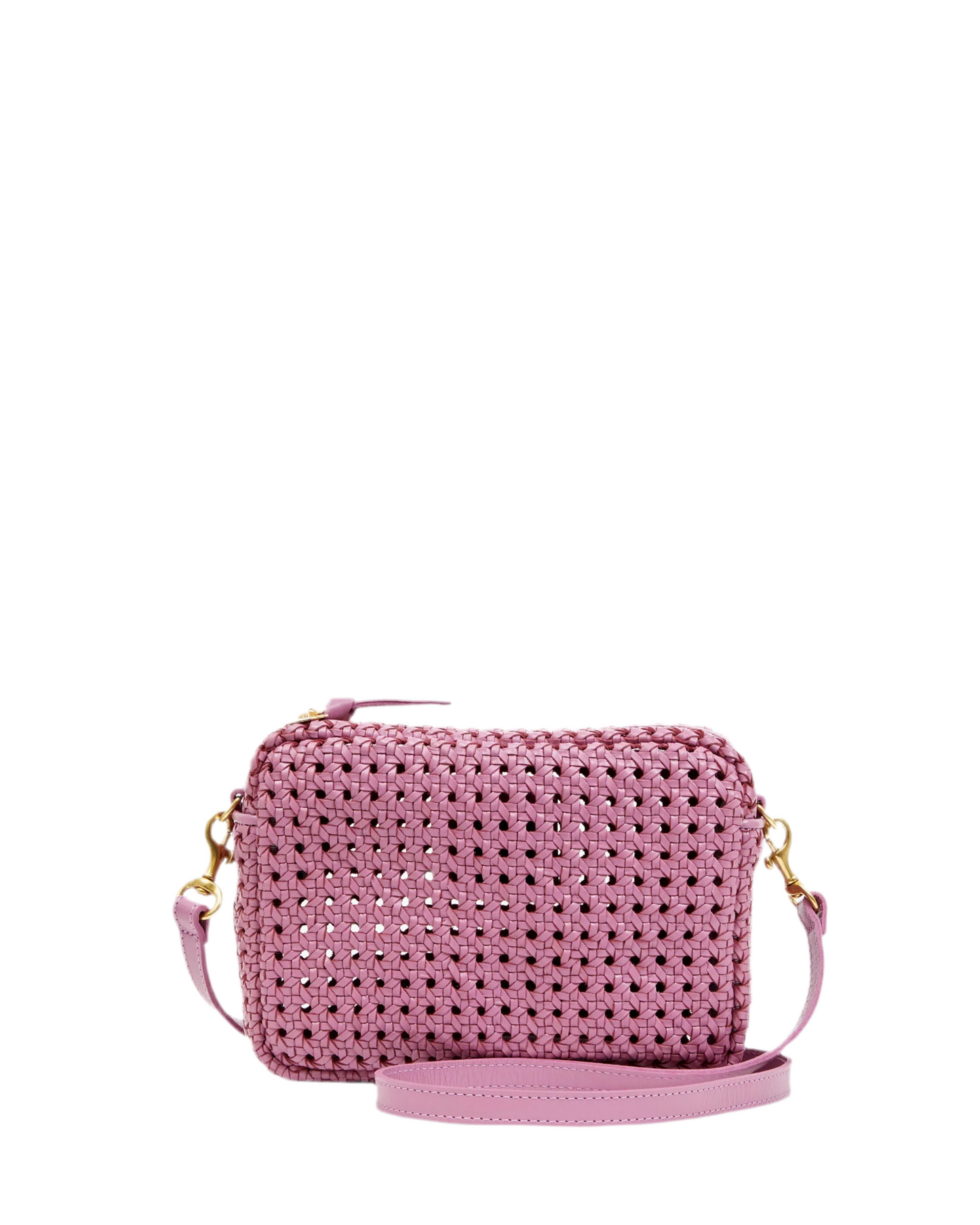 Midi Sac Rattan Crossbody- Lavender