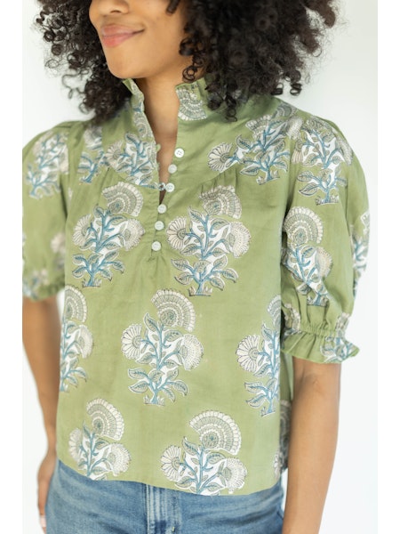 Ellie Blouse- Sagebrush