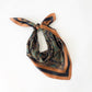 Alice Square Scarf: Brown Polka Dot