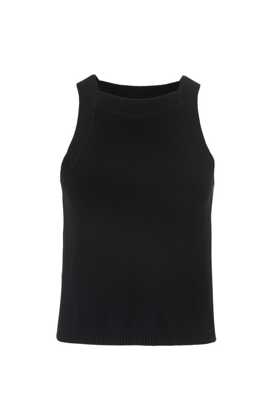 Tash Knit Tank- Noir