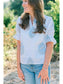 Ellie Blouse- Glacier