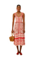 River Ride Midi Dress- Red