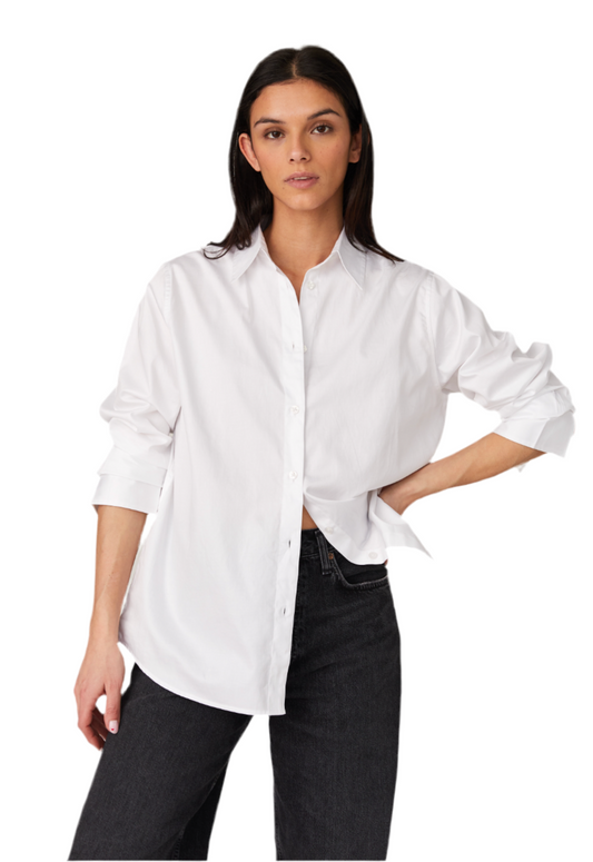Alexis Cotton Shirt- White