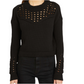 Bellamy Lattice Sweater- Black