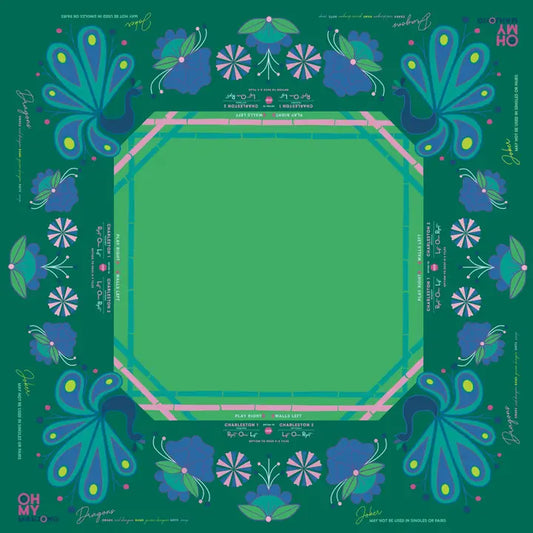 Birdie Green Mahjong Mat