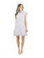 Lucia Button Down Dress- Orchid Grid