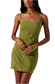 Isadora Tank Dress- Green