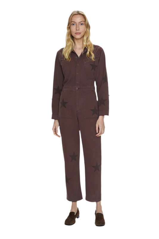 Campbell Aviator Long Sleeve Jumpsuit