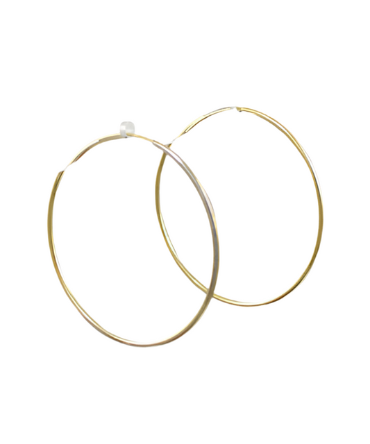 Thin Infinity Hoop Earring