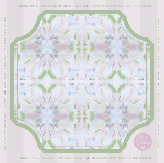 Pink Lilly Mahjong Mat