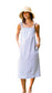 Felicity Dress- Blue Seersucker