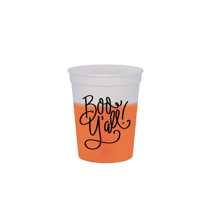 BOO YALL! Color Changing Kids Cups