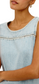 Lindsey Shift Dress- Bleached Indigo