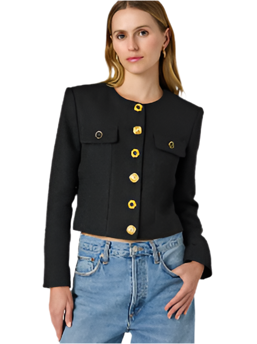 Structured Jacket- Black