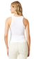 Racer Bac Tank- White