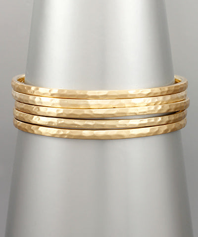 Hammered Bangles