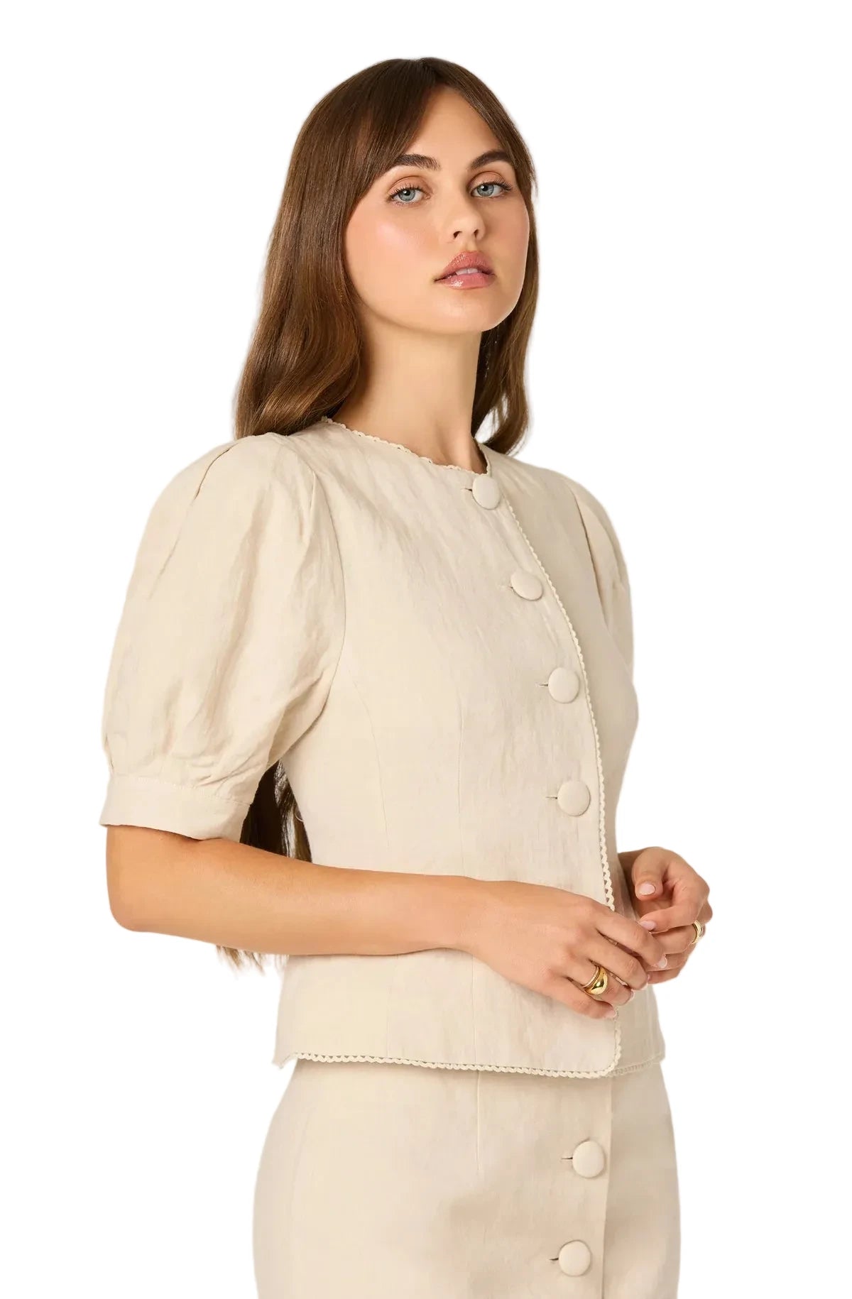 Cailey Top- Natural