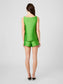 Structured Taffeta Top-Green