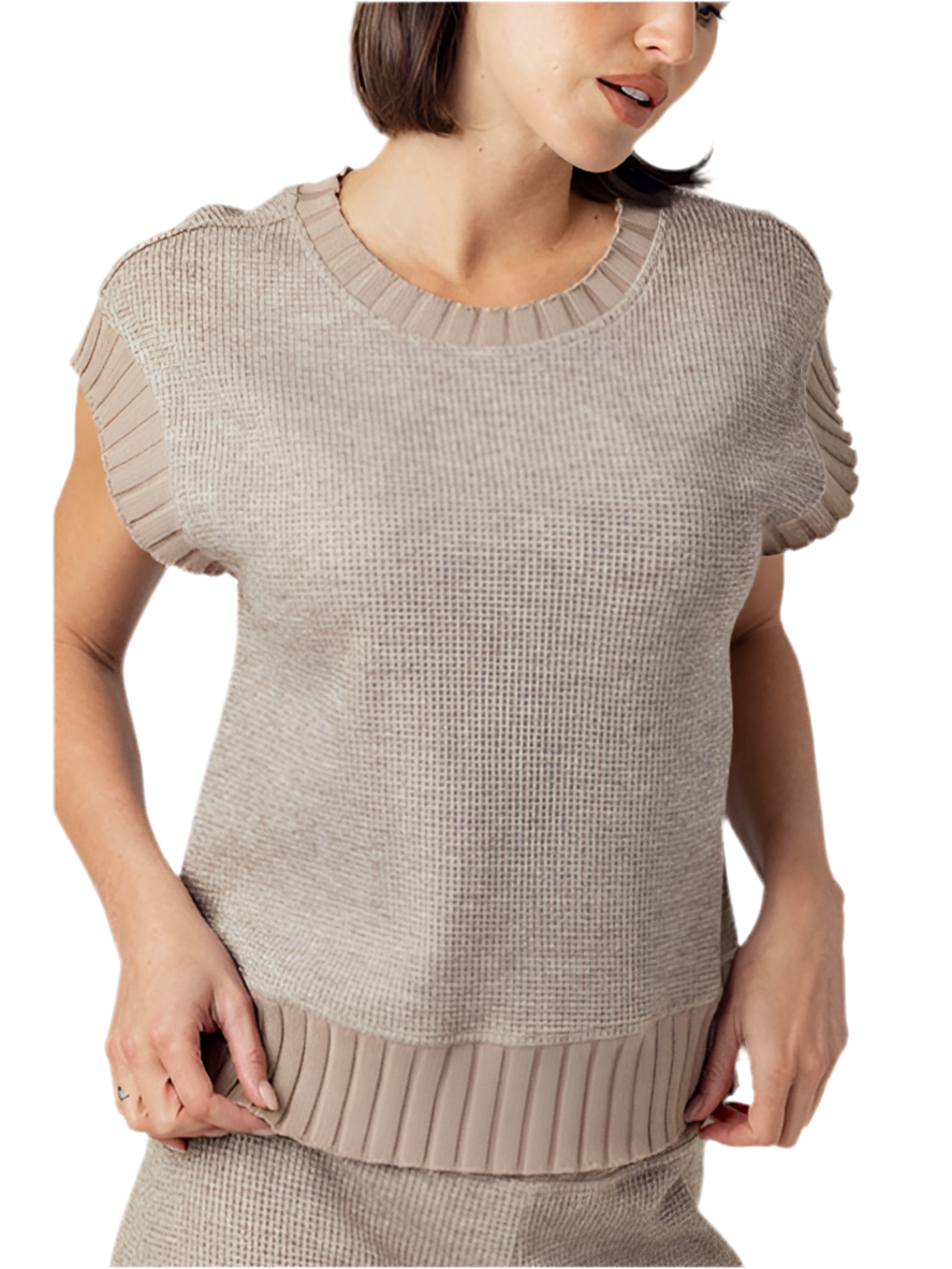 Thermal Maeve Top- Fawn