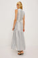 Alessi Maxi Dress- Striped Eyelet