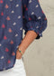 Auden Long Sleeve Top- Navy