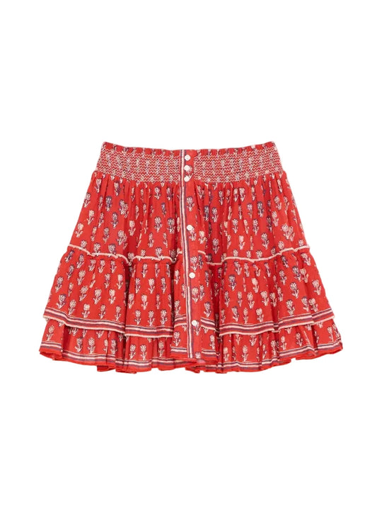 Ari Mini Skirt- red