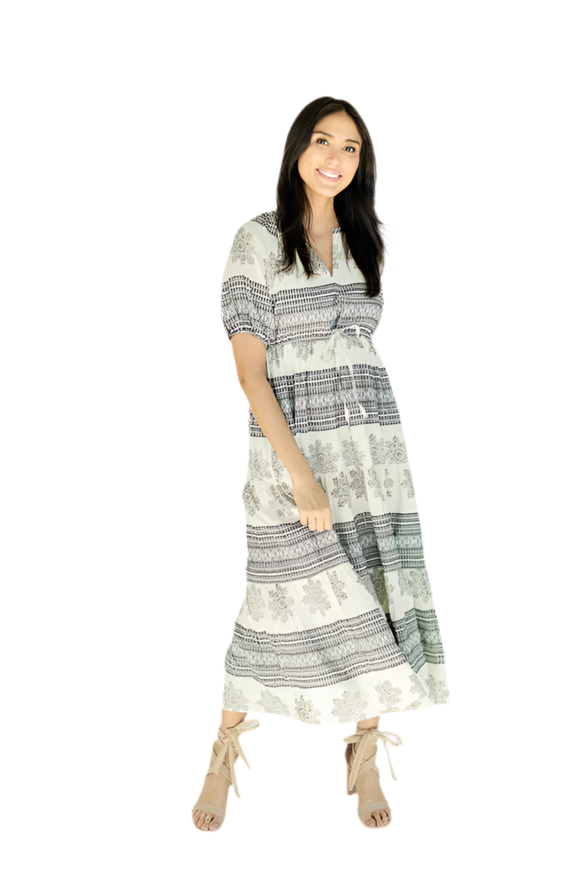 Cyrene Maxi Dress- Acacia