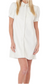 Collared Button Down Short Sleeve Dress