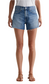 Halle Raw Cut Denim Short- Gemini