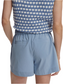 Nila Mid Rise Short- Rain Blue
