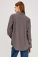 Beck Striped Button Down Top- Hickory Indigo Stripe