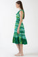 Roxana Midi Dress- Night Green