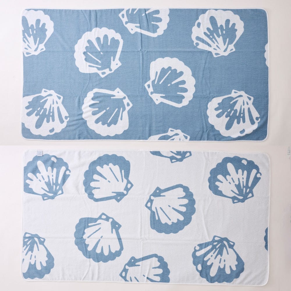 Blue Shell Beach Towel